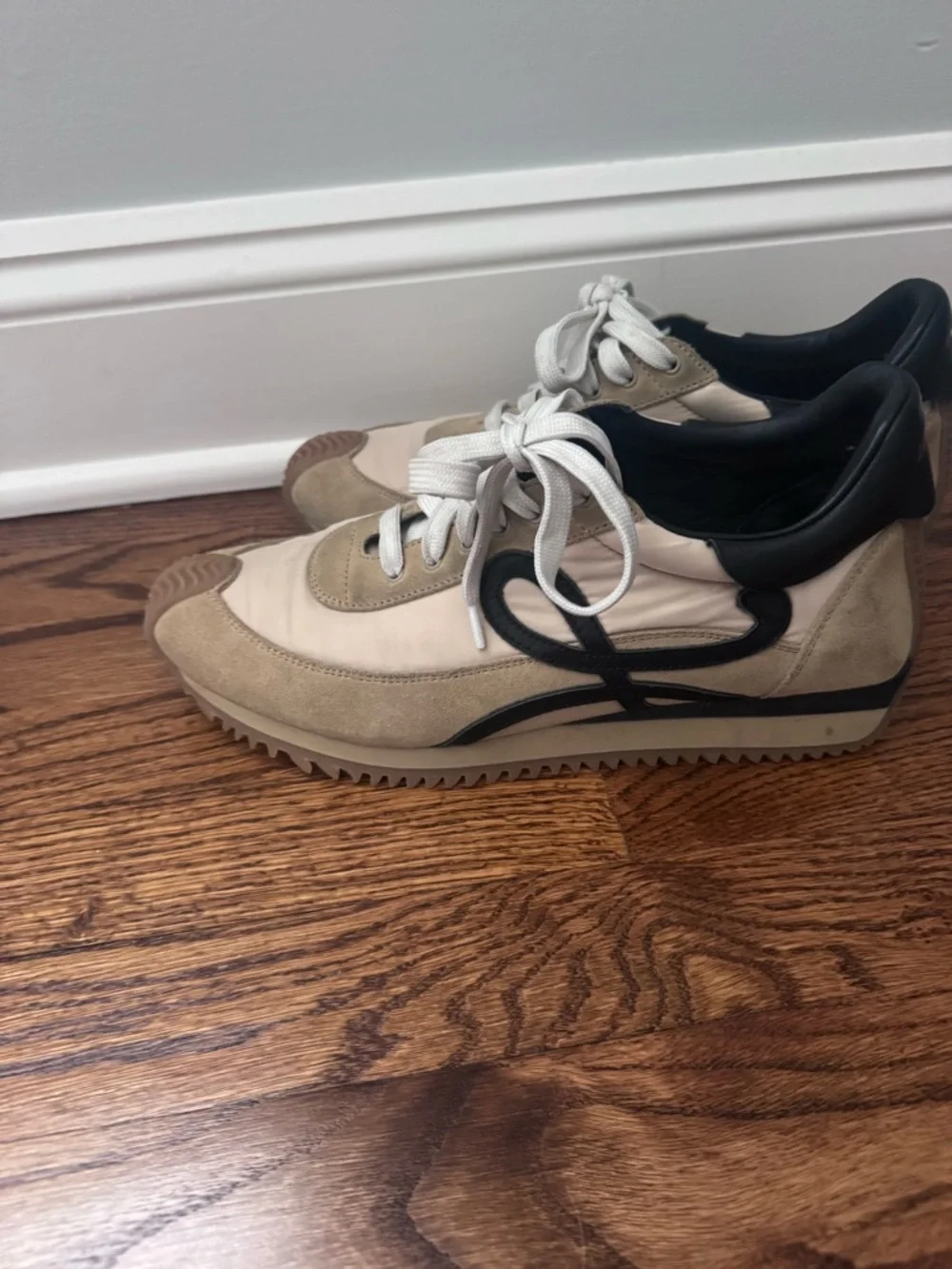 Loewe Beige, Tan & Black Runner Sneakers - Picture 1 of 7
